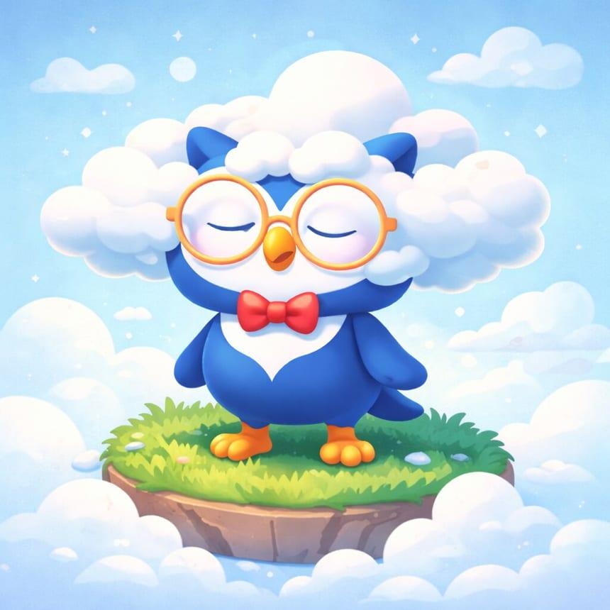 Illustration for “Estar en las nubes”